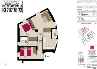 Se vende piso de Obra nueva en Torre Baro - Nou Barris