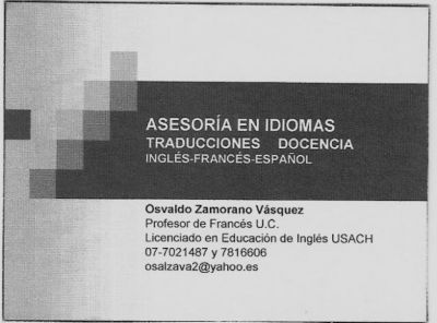 TRADUCTOR INGLES-FRANCES-ESPA�OL