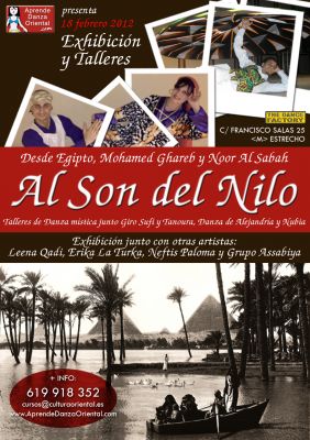 Bailar�an egipcio de danza oriental : festival danza egipcia.