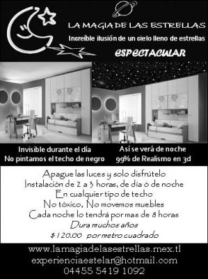 La magia de las estrellas en su habitacion