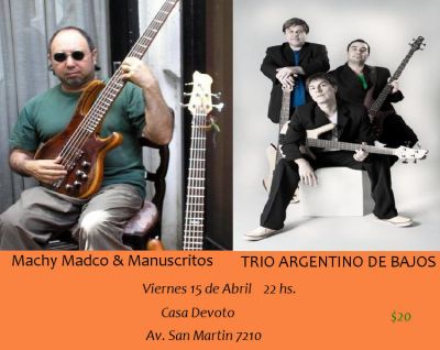 TRIO ARGENTINO DE BAJOS  en Devoto