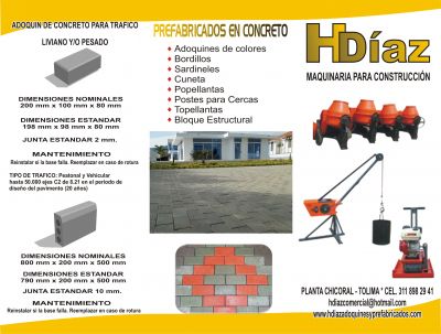HDiaz maquinaria para construccion