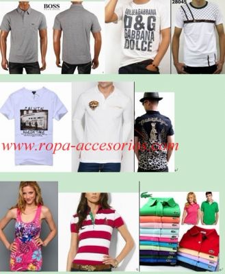 camisetas al por mayor de marca Polo, A&F, Hollister  