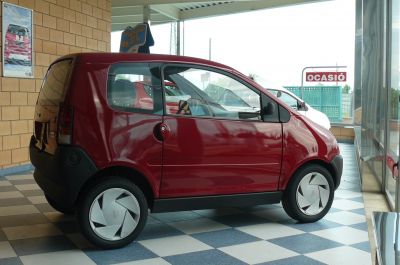 Venta de Microcoche de Ocasi�n Aixam 400 E Rojo.-