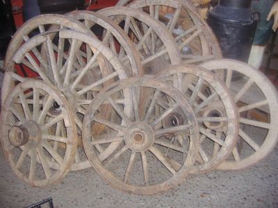 Ruedas de carretas originales