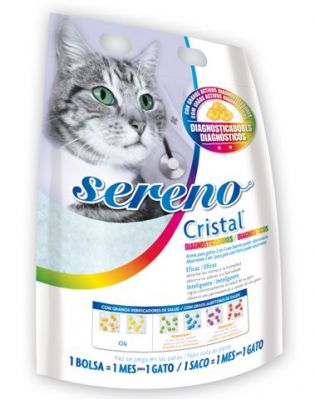 Arena diagnosticadora enfermedades urinarias gato Sereno Cristal