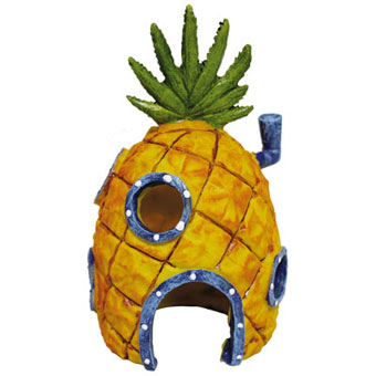 Casas de Fondo de bikini adorno acuarios Bob Esponja