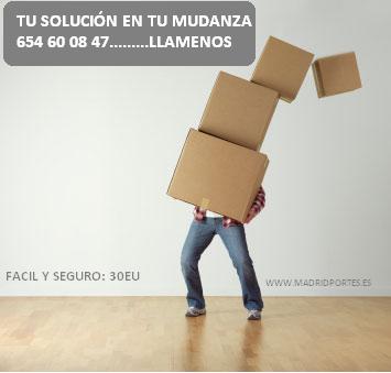 MUDANZAS ECONOMICOS G* *6+1(5/8)2+7/8(2+8-) PORTES BARATAS EN MADRID
