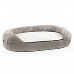 Cama ortopdica para perros Technical Pet ovalada color marrn