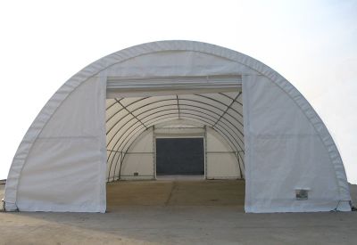 Carpa 9,15 x 20 x 4,5 m, tela 600 gr. pr. m PVC