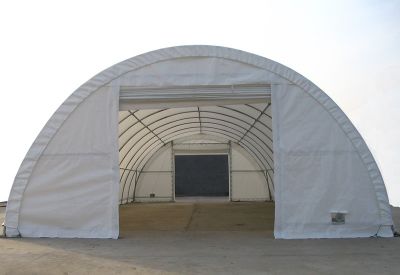 Carpa 9,15 x 20 x 4,5 m, tela 600 gr. pr. m PVC