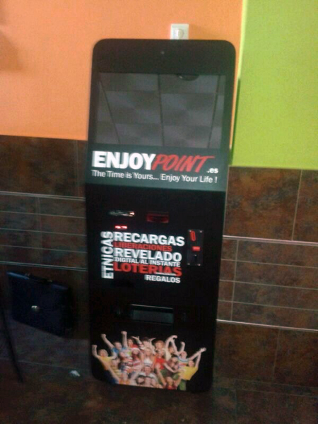 EnjoyPint, mquina de recargas, liberaciones y ms