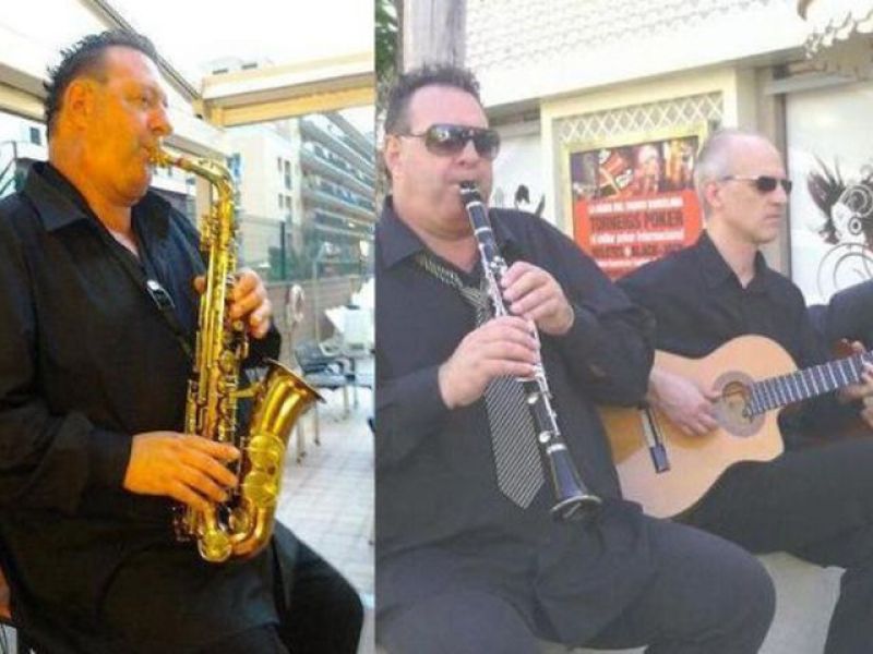 Saxo-clarinete, do con guitarra, tros musicales, eventos, toda Catalua