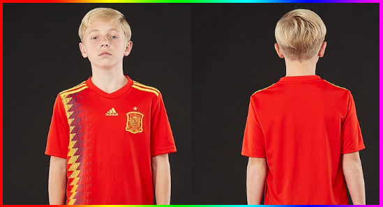 Camiseta Seleccion Espana Primera Nino 2018