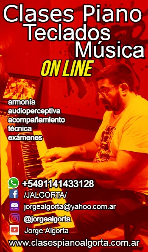 ON LINE - Clases Piano, Teclados, Msica