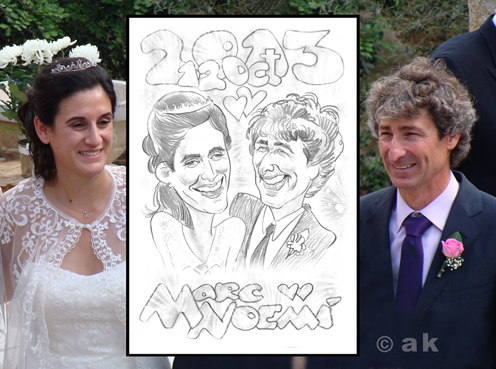 CARICATURISTA para Bodas y Fiestas - Mallorca.