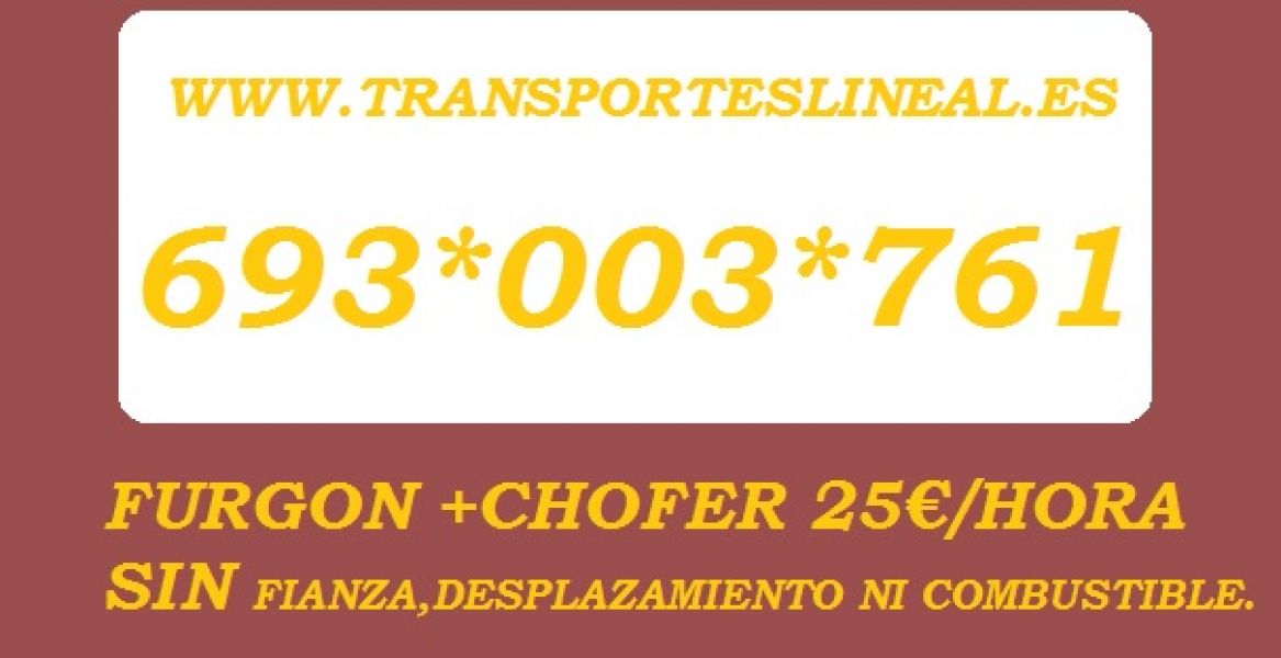 (25eu-arganzuela) 693(003)761(portes y mudanzas)