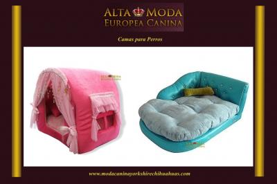 Camas para Perros, Alta Moda Europea Canina