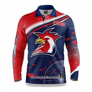 Camiseta NRL Sydney Roosters Rugby 2022 Fish Finder Barato