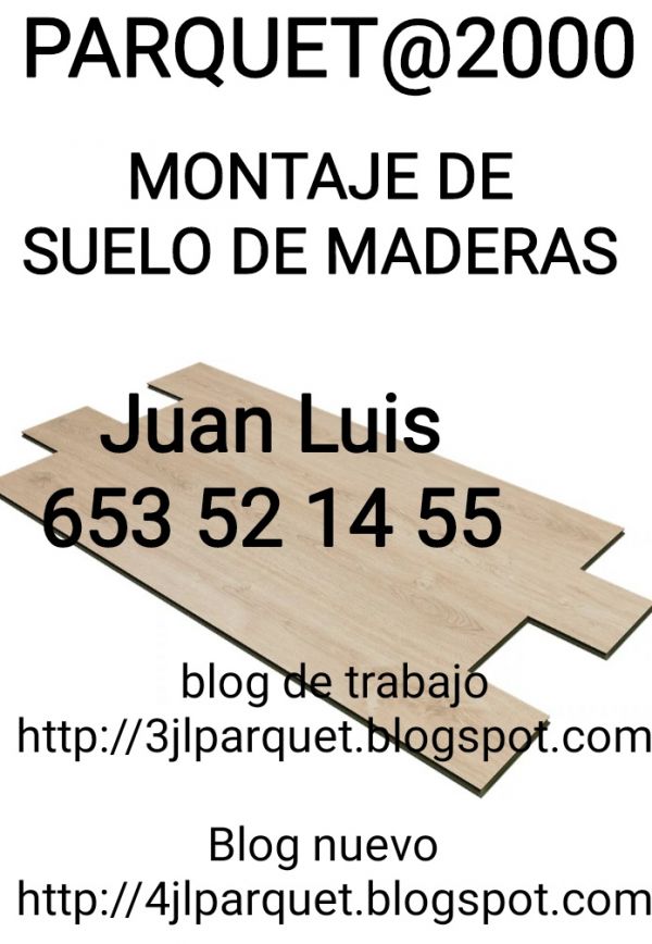 Montador de suelos de maderas 