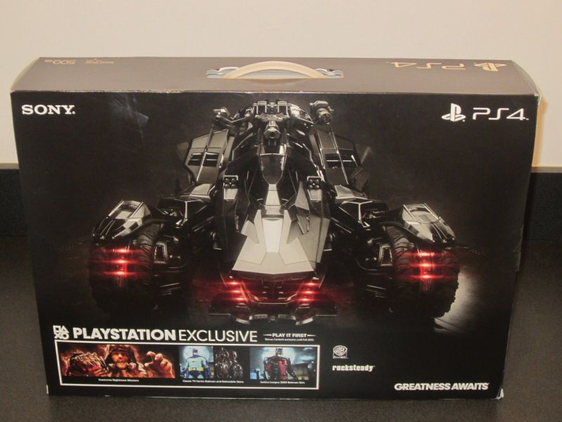 Playstation 4 Batman Arkham Knight Kit de consola de edicin limitada de 500 GB