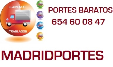 Portes rapidos y baratos::65//46OxO8.47< En Arganzuela, Madrid centro, etc