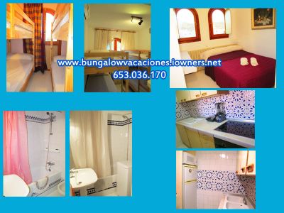 Bungalow playa para vacaciones,10 personas 