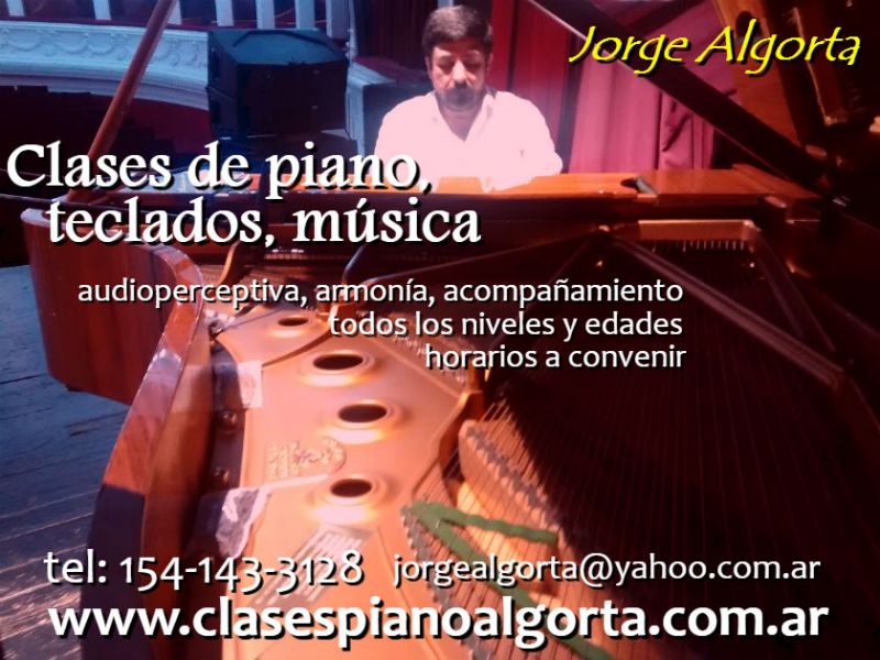 Piano , teclados, musica, clases particulares