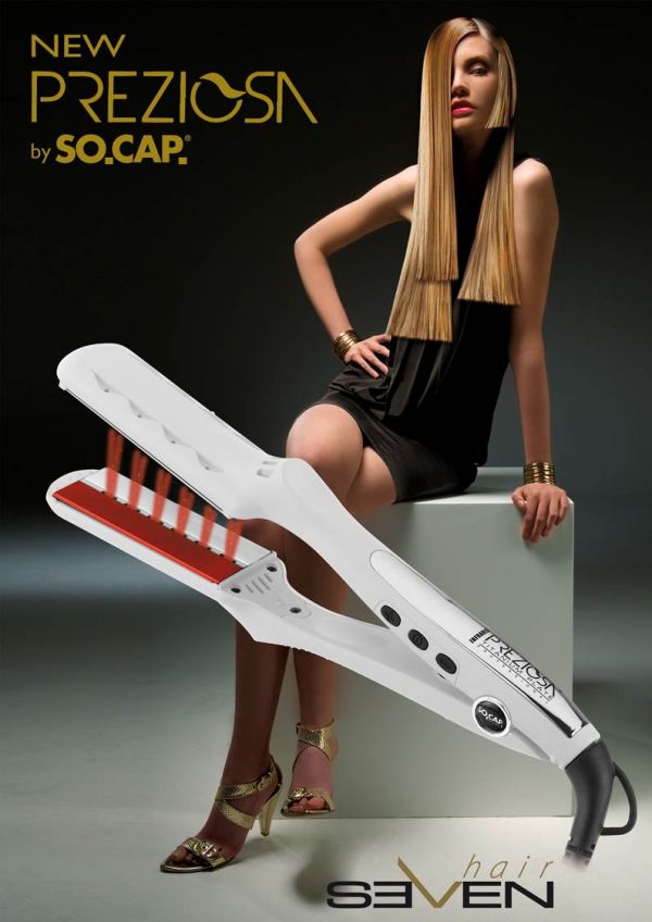 Nueva plancha de pelo Preziosa de SO.CAP. Original