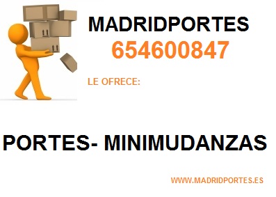 MUDANZAS PEQUE�AS BARATAS MADRID DESDE: 150EUROS(6%546*00//847)