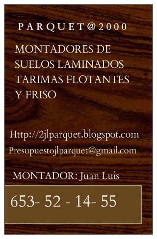 Montadores de suelos laminados tarimas flotantes y frisos