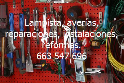 Lampista, aver�as, reparaciones, instalaciones, reformas