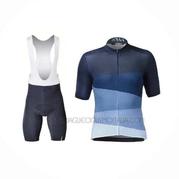 2021 Abbigliamento Ciclismo Mavic Blu Manica Corta e Salopette