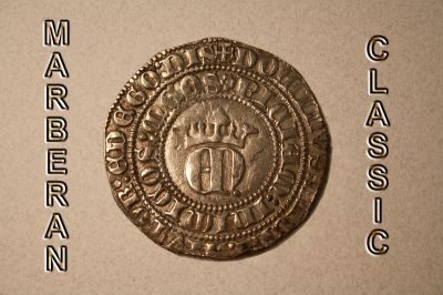 MONEDA UN REAL DE PLATA DE ENRIQUE II DE CASTILLA