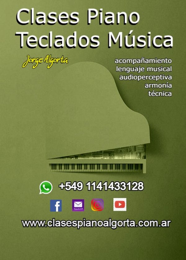 Clases piano, teclados, msica.