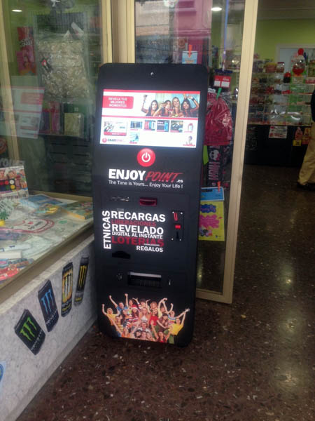 Mquina multiservicio, Recargas, Fotos, Liberaciones gran reclamo. 