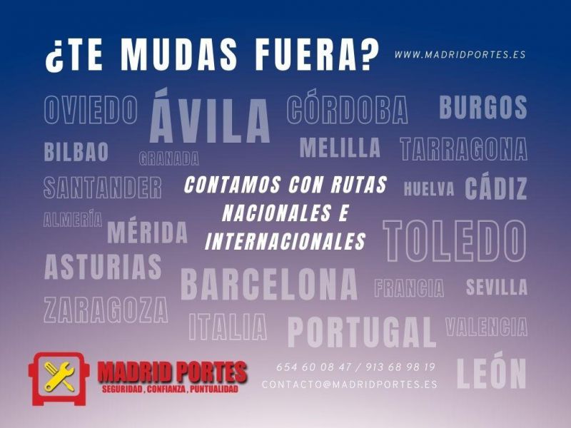Mudanzas nacionales, madrid economicos 