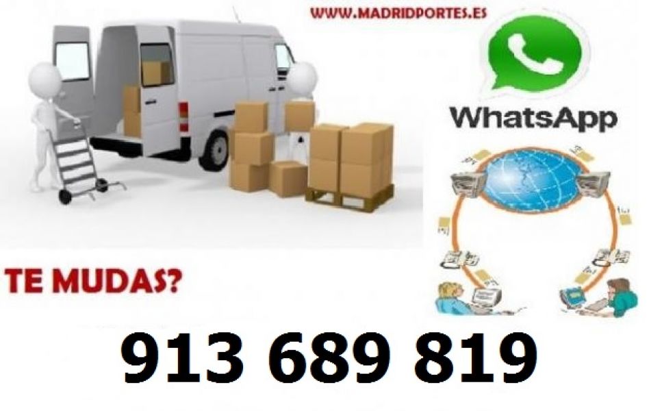 30� TRANSPORTE DE MOBILIARIO (91)36+898x19 PORTES ECONOMICOS EN CHAMBERI