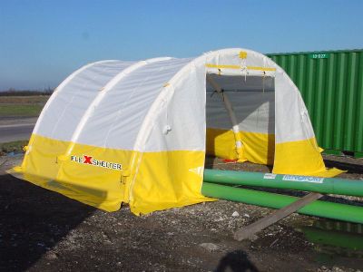 Carpa Arqueada Hinchable Flexshelter 4,0 x 4,0