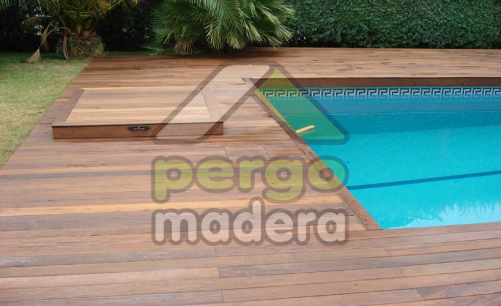 Tarima de madera de exterior desde 75 euros/m2