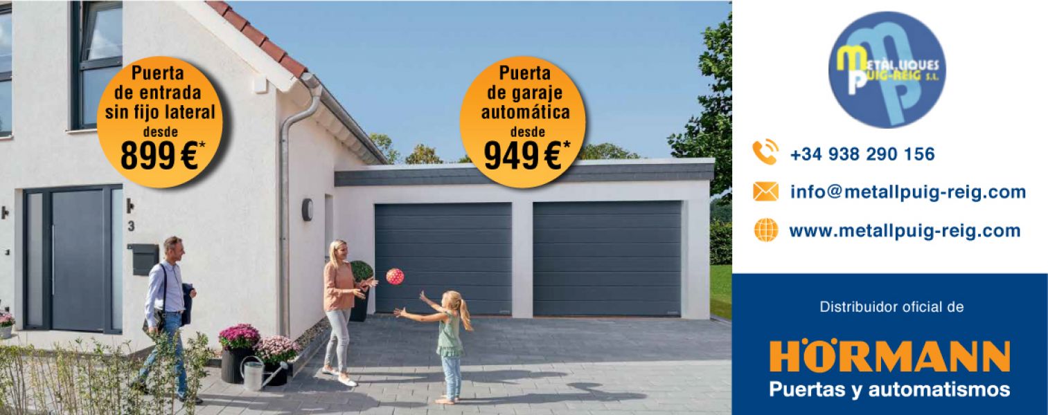 Puertas de entrada y de garaje