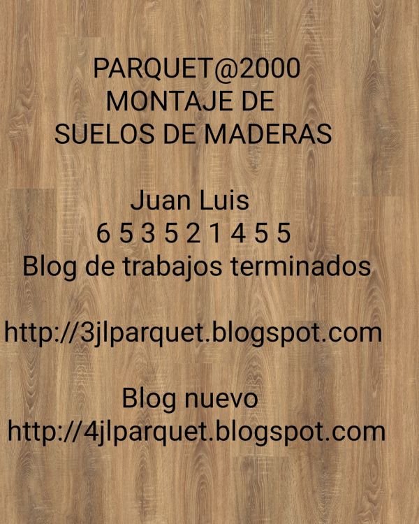 Suelos de maderas laminados 