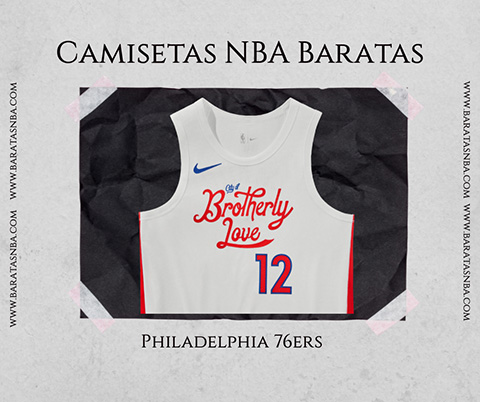 Camiseta Philadelphia 76ers Ciudad Blanco 2022-23