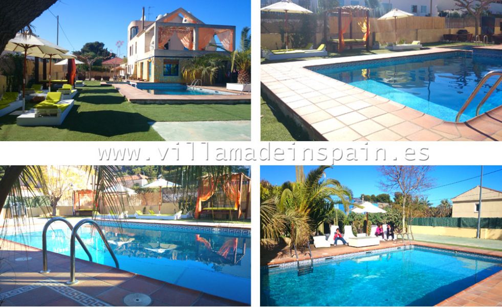Alquiler chalet fin de semana, semanas grupos, despedidas, familias, max 30 pax