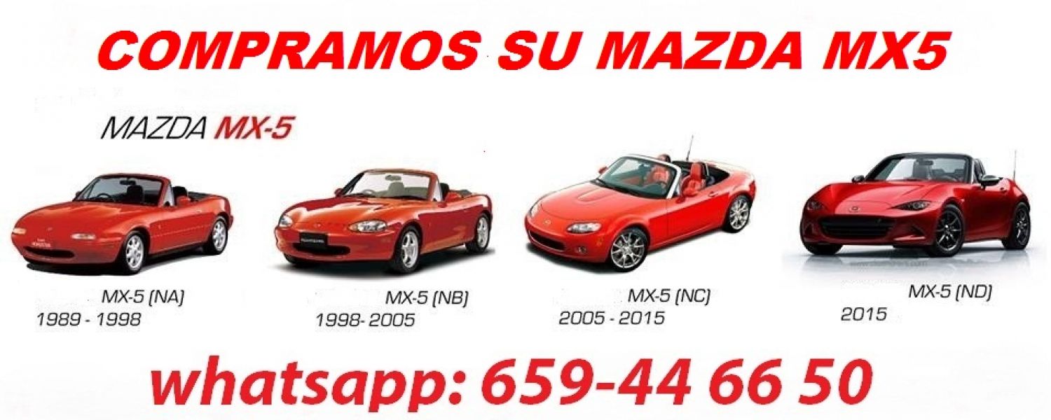 Compramos su mazda mx5 averiado,siniestrado,etc,etc