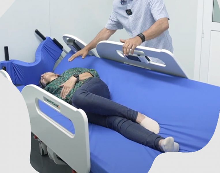 Cama robotizada hospitalaria