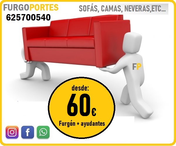 Tu Mudanza Ascao(625)700540™Portes en Madrid 60€