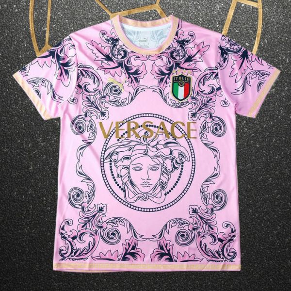 Camiseta italia versace rosa