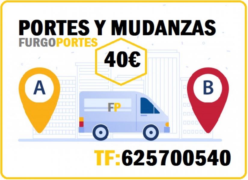 Zona Arganzuela→625700-540 Portes Baratos Mudanzas