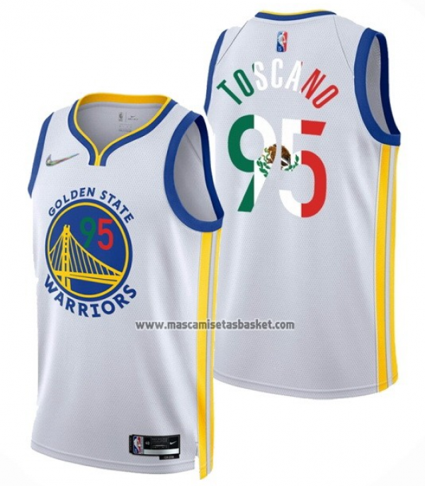 Camiseta Golden State Warriors Juan Toscano-Anderson NO 95 2022 Slam Dunk Special Mexico Edition